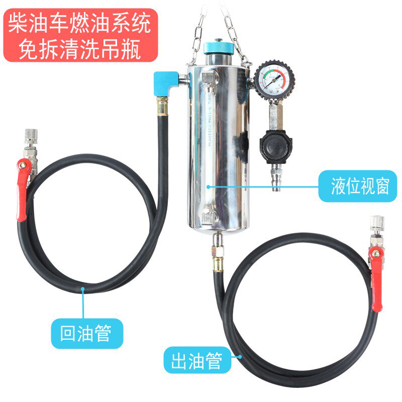 Diesel fuel system free cleaning jacket fuel injection system fuel injection mouth free cleaning equipment oil road intake