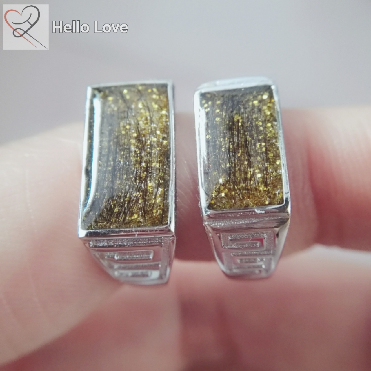 HelloLove sterling bạc bé tóc vòng bé tóc đến nhẫn bé trang sức tóc bé lưu niệm DIY vật liệu gói tự chế - Quà lưu niệm cho bé / Sản phẩm cá nhân quà noel cho bé