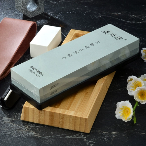 正川作 Профессиональный шлифовальный нож Стоун Семейство использует лезвие кухонного ножа для коммерческого двустороннего грубого и мелкого масляного камня кухонные шлифовальные ножи