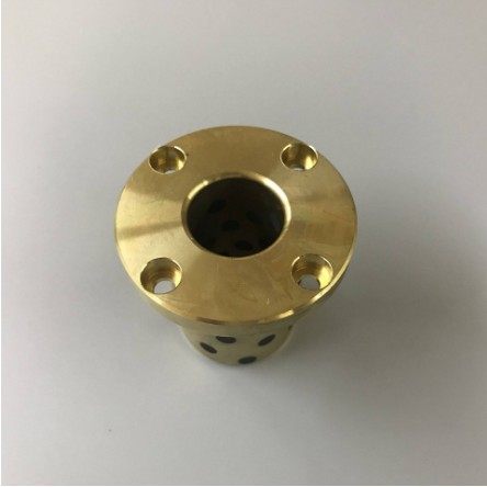 Graphite copper sleeve self lubrication wear-resistant oil - free copper ser round flange copper sleeve diameter 6 8 10 12 13