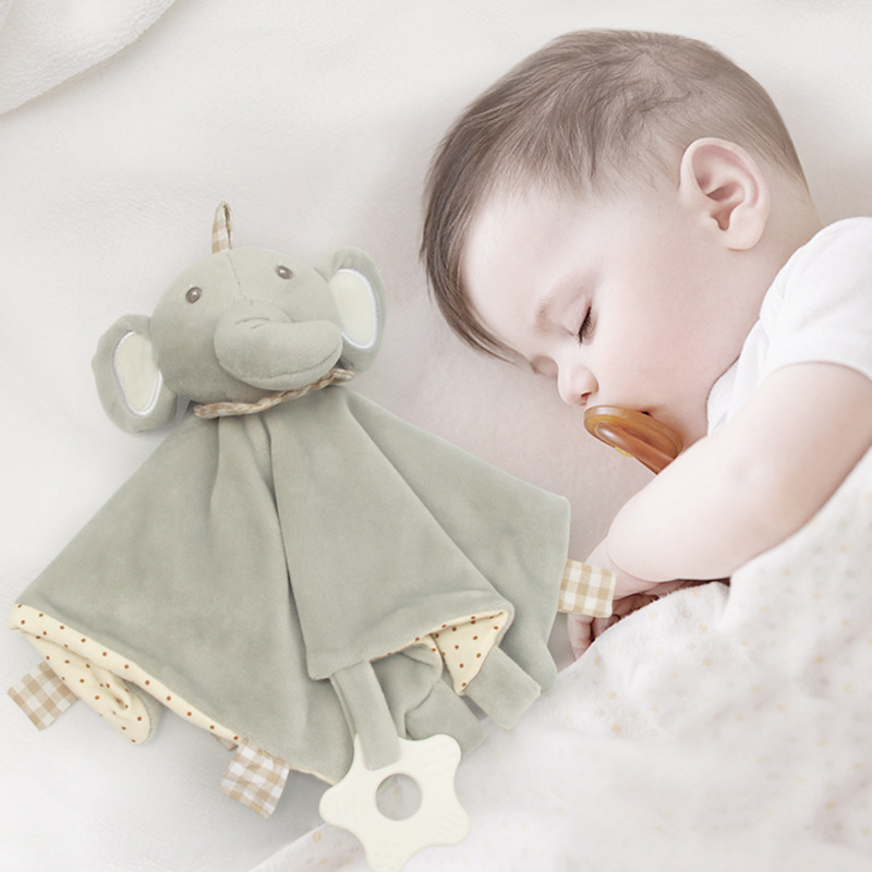 Baby pacified plush doll can be entrance nibble to bite the baby to appease the sleeping god Pacifier Soothing Towel Sleep Toy Hand Puppet