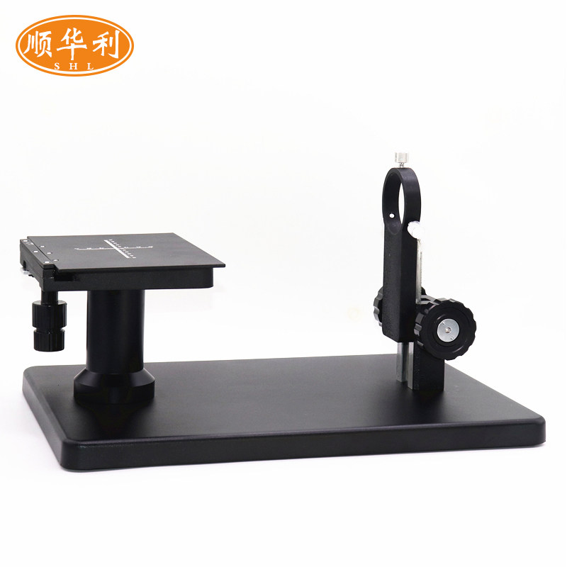 Horizontal precision video microscope scaffolding instrument Side Direction Scale XY mobile platform