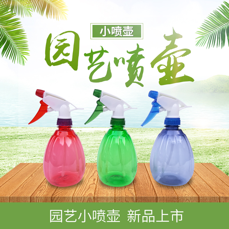 Gardening small watering can watering flowers watering indoor alcohol disinfection small 250ml500ml hand-held plastic spray bottle