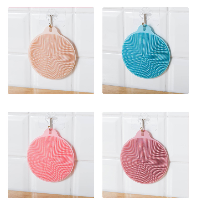 硅胶洗碗布家用百洁布厨房抹布洗锅刷清洁不易沾油