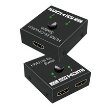 HDMI two-way switcher two-in-one-out 4k clear computer converter one-to-two splitter AB switching signal