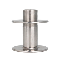 304 stainless steel through-wall casing decoration wall extension pipe sleeve workshop ring color plate to clamp steel plate embedded sleeve