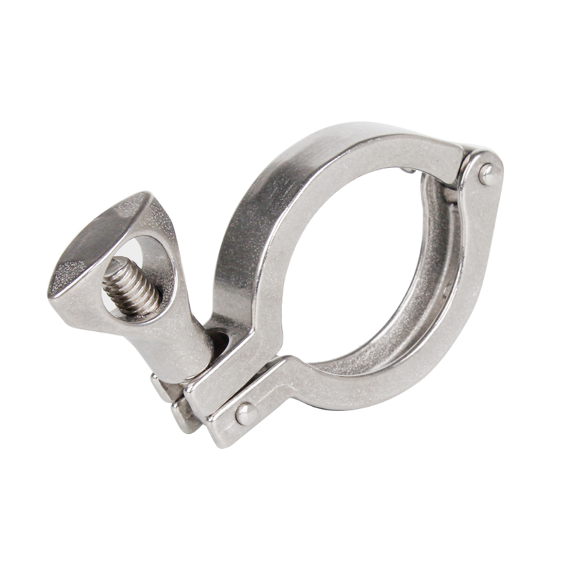201 stainless steel quick-loading clamp precision casting sanitary quick-opening flange collet joint hoop clamp pipe clamp pipe clamp