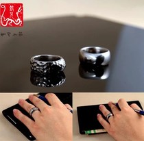 8 years old store titanium brother top grade upgraded pure titanium handmade pure titanium ring defense ring titanium metal pendant