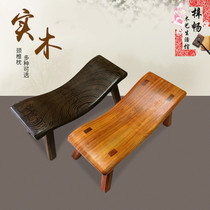 Chicken winged wood ebony solid wood sleeping pillow cold pillow cervical pillow small stool pillow adult pillow adult pillow wooden pillow