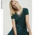 Oysho giảm giá mùa thu và mùa đông Áo ren mặc trong nhà ngắn tay áo ngủ nhà 30208607567 đồ bộ kiểu đẹp 2021 Pyjama