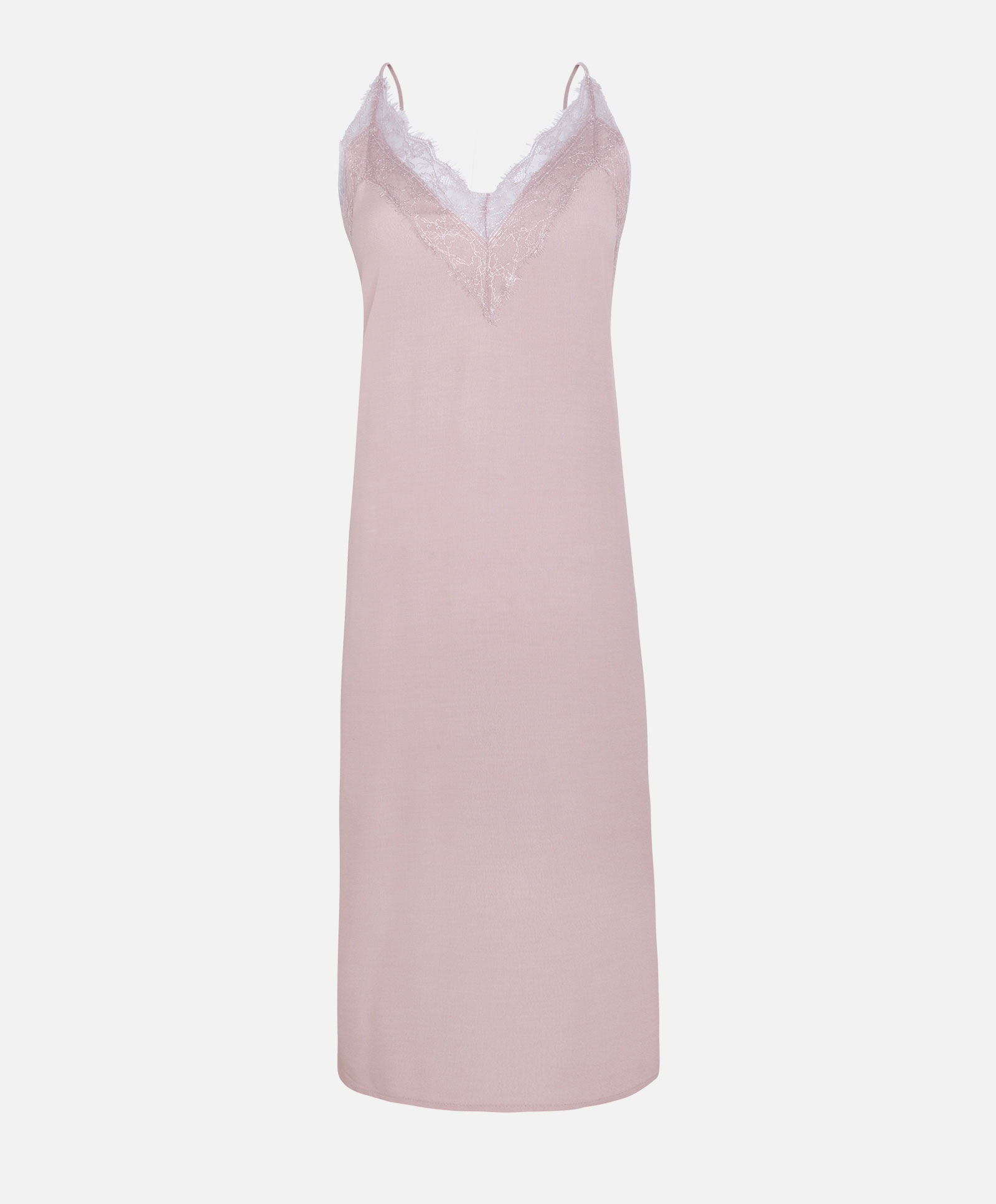 Mùa xuân và mùa hè giảm giá Oysho hồng ren thoải mái dây đeo vai điều chỉnh nhà nightdress đồ ngủ 30271719979