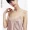 Oysho satin màu hồng bên ren Bộ đồ ngủ gia đình cổ chữ V của phụ nữ sling tops nightdress 30212674651