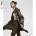 Oysho Thu đông Giảm giá Khaki Áo khoác nữ Áo trùm đầu dài tay Áo thể thao 31770525505