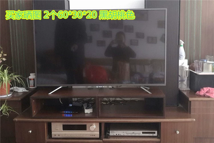TV LCD tăng kệ trưng bày kệ kệ Tủ TV tăng tùy chỉnh hộp set-top rack - Kệ mẫu kệ gỗ