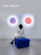 German Moodmoon Full Moon Wall Lamp Designer Model Bedroom Bedside Living Room Artistic Dimming Colorful Paper Wall Lamp