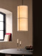 Danish Audo Hashira Restaurant Chandelier Designer Style Linen Bedroom Bedside Chandelier Simple Study Lamp