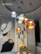 British Tom Dixom Melt Lava Chandelier Designer Model for Villa Duplex Oft Staircase Open Space Living Room Lamp