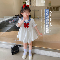 Girls dress for dress spring dress 2022 new princess dresses Lolita childrens skirts foreign air trendy college wind girl