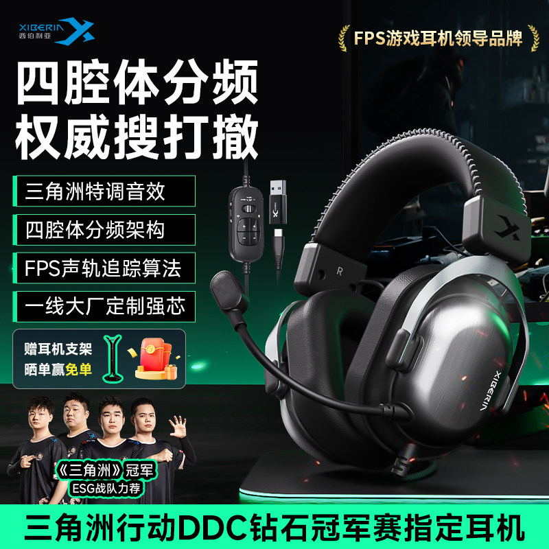 Проводная игровая гарнитура Siberia T10 - гарнитура для настольных компьютеров, предназначенная для проведения мероприятий Delta