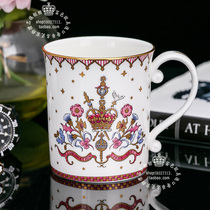 Boxed British Royal Collection Queen's 50th Anniversary Bone Porcelain Cup Coffee Cup