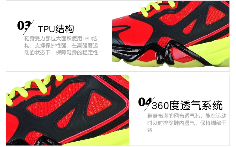 Bán mã gãy giày cầu lông Li Ning giày nam mẫu giày đội tuyển quốc gia mang giày chống trượt hấp thụ giày thể thao AYAM001 giày thể thao