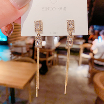 s925 Silver Needle Korea East Gate Superior Sensory Water Drill Flow Suearrings 2020 New Tide Gas 100 Hitch Nails Women