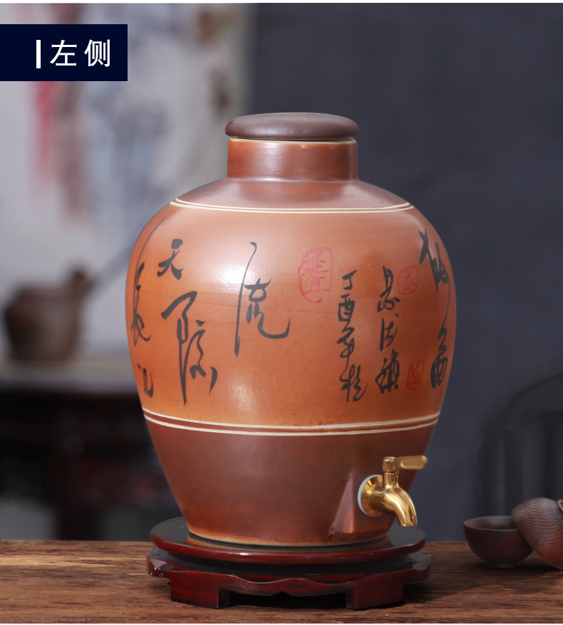 Jingdezhen ceramic jars 10 jins 20 jins 30 jins 50 kg 100 jins leading mercifully jars arbutus jar liquor jugs