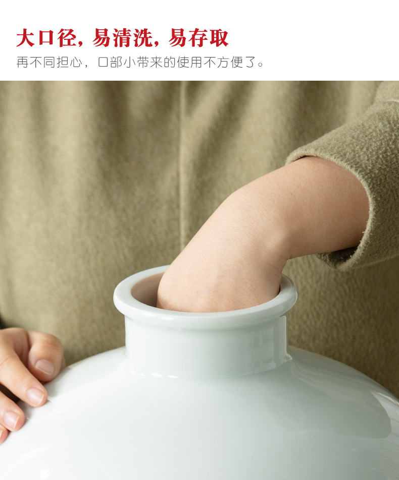 Jingdezhen ceramic jar jar jars 5/10/20/30 jins home outfit mercifully wine special seal hoard it