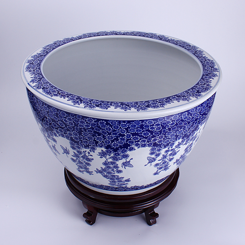 Have buy Have the send jingdezhen ceramic aquarium goldfish bowl shallow water aquarium recent