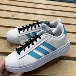 adidas NEO Grand Court tennis ວັດ ທະ ນະ ທໍາ tennis ບໍ່ slip ໃສ່ ທົນ ທານ ຕໍ່ ເກີບ ກະ ເປົ໋າ ຫນັກ ເບົາ GZ6862