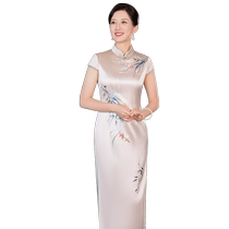 Donina Yalan young happy mother-in-law cheongsam dress spring new style noble temperament mother wedding dress