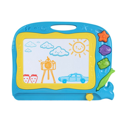 儿童画画板宝宝磁性写字板婴儿玩具1-3岁2幼儿彩色大号绘画涂鸦板