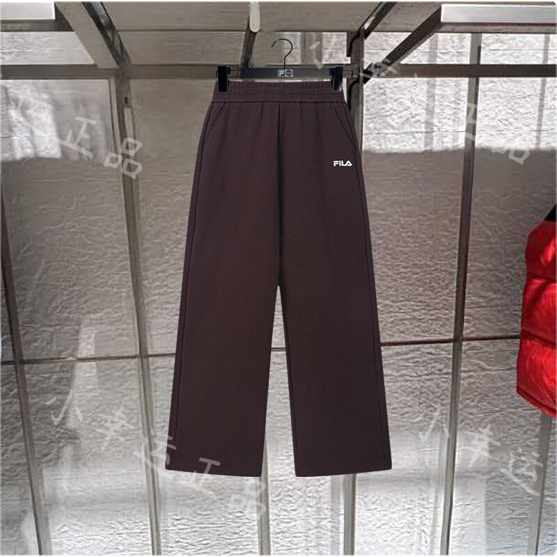 Fila Women's Clothing 2026 Autumn New Fashion Casual Comfortable Knitted Trousers F11W639607