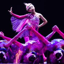 The 10th Xiaohe style fish in the water performance children fish singing chirping fish dance performance costumes