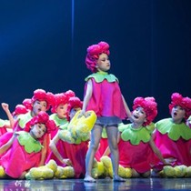 The 11th Xiaohe style feet and feet will sing childrens costumes dance clothes kindergarten cartoon performance costumes