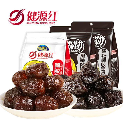 В сочетании с Ejiao Daba, Black Sugar, Tunan две части 2000г, в общей сложности 2000 г новых продуктов Shandong Small Packece, ядерные сладкие сумок -пакеты
