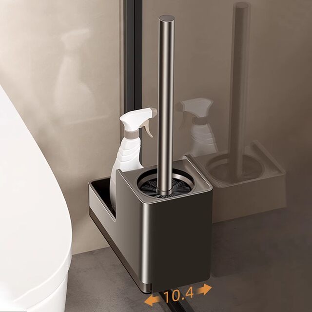 German Seiko Toilet Brush Gap Brush Bathroom Brush No Dead Angle Wall-mounted No-Punch Toilet Cleaning Set