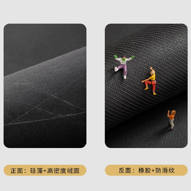 German Precision Soft Diatomaceous Earth Bathroom Mat, Absorbent Mat, Toilet Foot Mat, Non-Slip Quick-Drying Carpet for Washroom