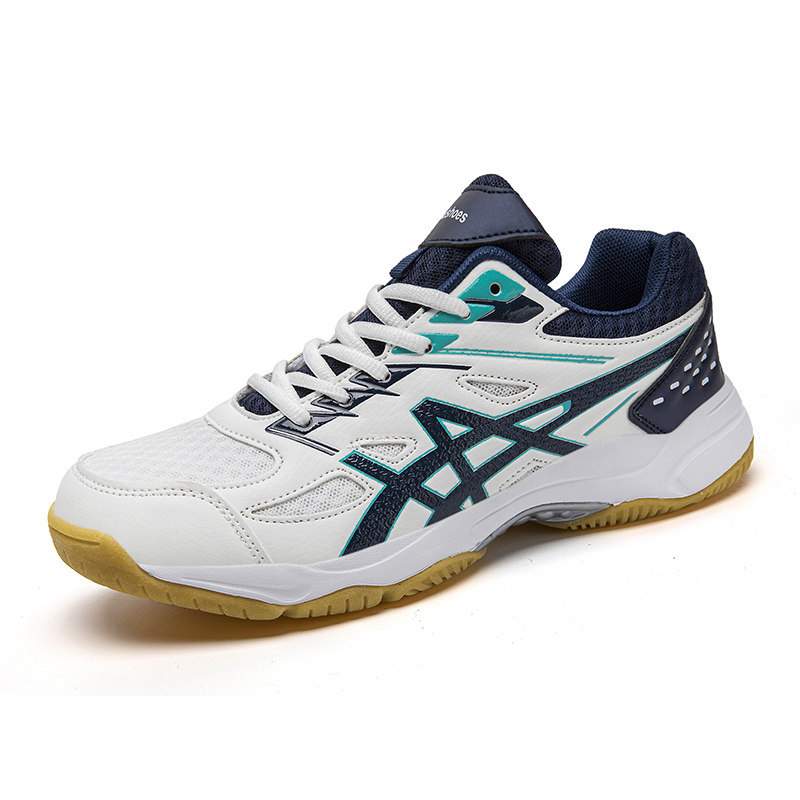 New Badminton Shoes for Men, Professional Competition Tennis Sports Shoes, Breathable, Wear-Resistant, Non-Slip, Rubber Sole Volleyball Shoes for Women