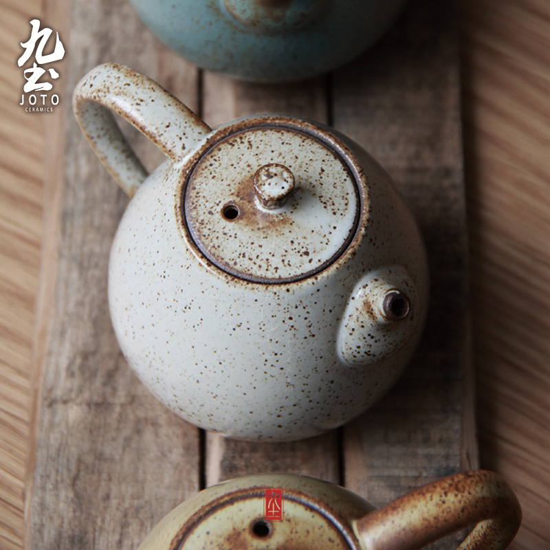 About Nine soil coarse TaoZheng put pot of Japanese tea taking kung fu tea zen tea tea kettle Japanese little teapot ceramic pot