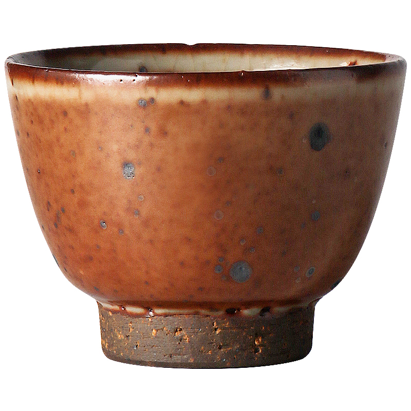 About Nine soil manual coarse pottery teacup sample tea cup Japanese cup lamp that single restoring ancient ways of large capacity master cup kung fu tea set