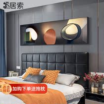 Stereogeometric Abstract Light Extravaganza Master Bedroom Headboard Hung Painting Room Atmosphere Extreme Brief Modern Minimalist Bedroom Decorative Painting