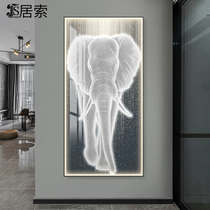Girus Xuanguan decoration painting into the family door facing wall hanging painting corridor gangway mural lighting painted creative lamp paintings