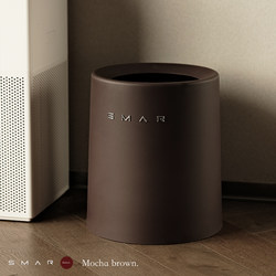 Trash Can Household 2025 New Style Living Room Kitchen Bathroom Bedroom Toilet Office French Accessible Luxury Cream Style