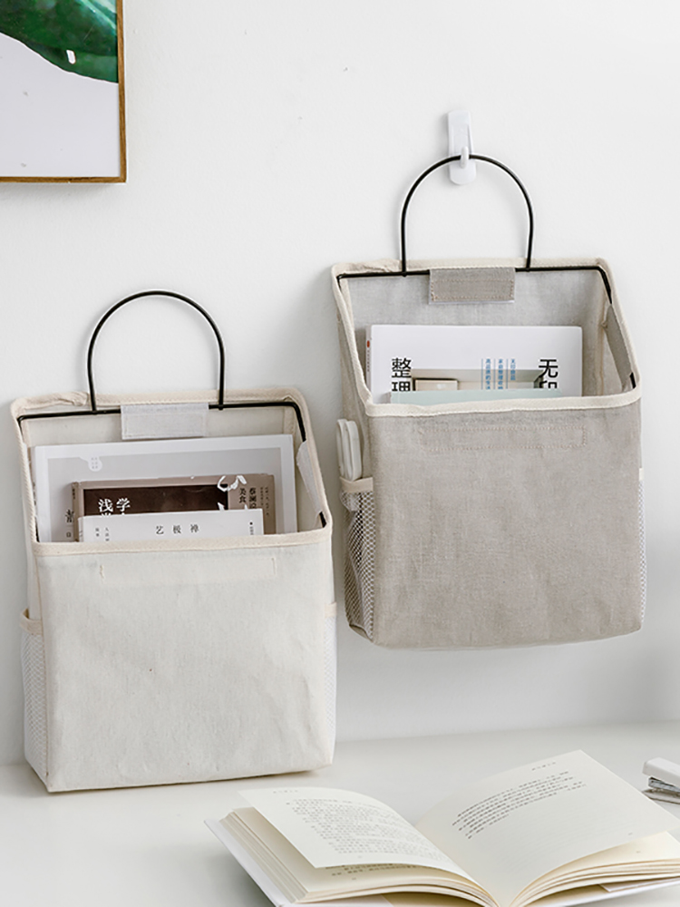 Dormitory storage bag Bedroom storage bag Wall-mounted mobile phone bag Hanging basket Door-mounted wall storage bag Wall bathroom