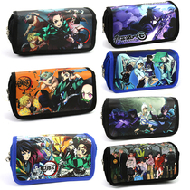 Assassin Wu Liuqi Stationery Box Canvas Pencil Case Four Ghost Blade Pen Bag Primary and Secondary School Students Code Lock Box