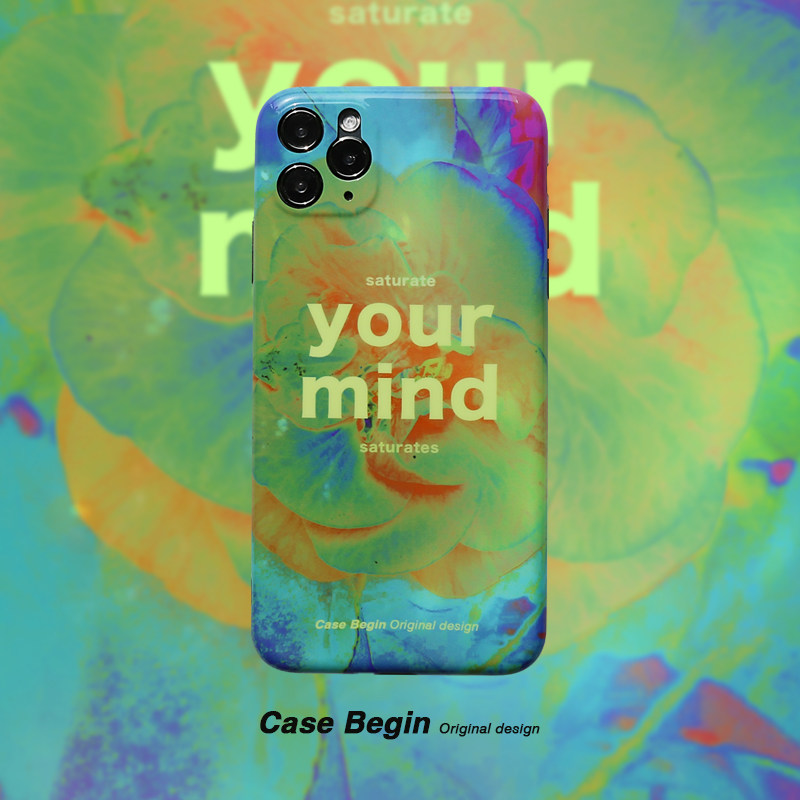 Soaking is suitable for Apple 11Promax mobile phone case 12mini all-inclusive 8P drop-resistant XRS soft case 7 SE2 glossy surface