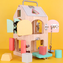 Childrens unlock box Toys Key Baby Enlightenment HandeEye Coordinate kindergarten Montessori Early Teaching Toys