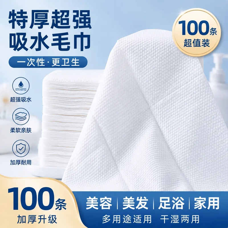 Disposable Bath Towels, Thickened and Enlarged, Bulk-Packed for Travel, Hotel, Bathing, Home Use, Beauty Salons, and Hair Salons Disposable Bath Towels, Thickened and Enlarged, Bulk-Packed for Travel, Hotel, Bathing, Home Use, Beauty Salons, and Hair Salons