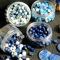 Pearlescent Color Fire Lacquered Wax Grain Mix Fire Lacquer Seal Wax Grain Nordic Color Wedding card Please Cambodian Envelope Seal Fire Lacquer